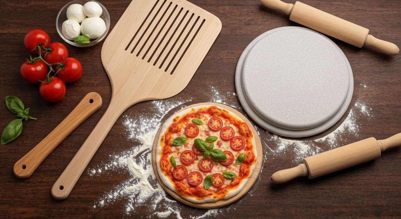 Choisir la bonne pelle &agrave; pizza pour manipuler vos cr&eacute;ations