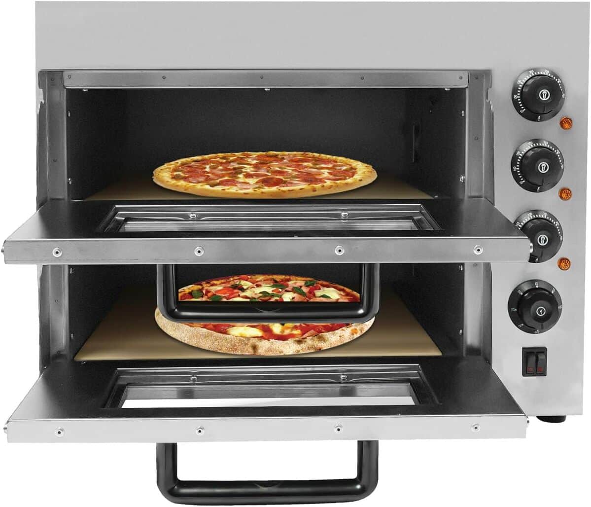Test du four à pizza électrique 3000 W professionnel