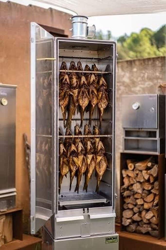 Test : fumoir isolé SMOKI-Räuchertechnik acier 120 x 39 x 33 cm