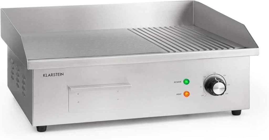 Test Klarstein Grillmeile 3000G Pro : plaque électrique performante