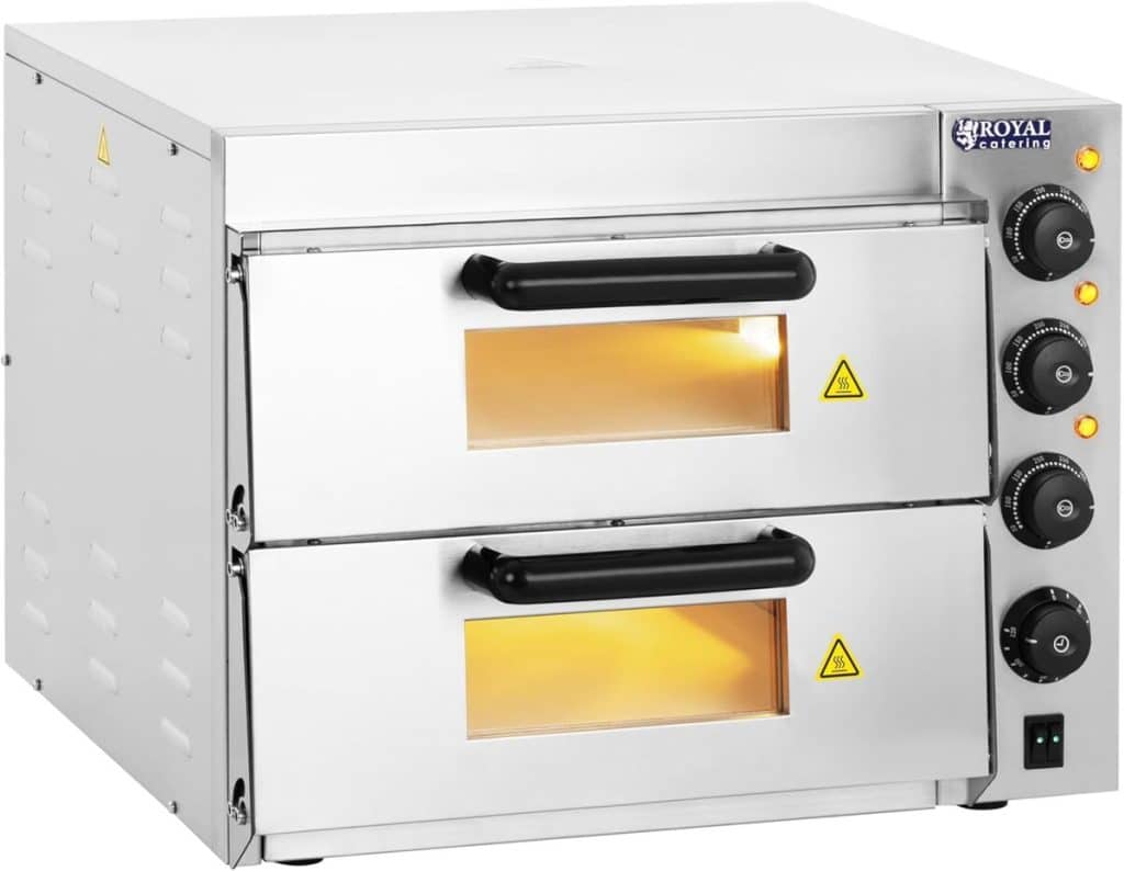 Test : royal catering four à pizza RCPO-3000-2PS-1, double cuisson professionnelle
