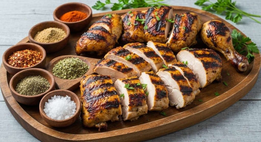 Recette marinade épicée au chimichurri pour poulet grillé