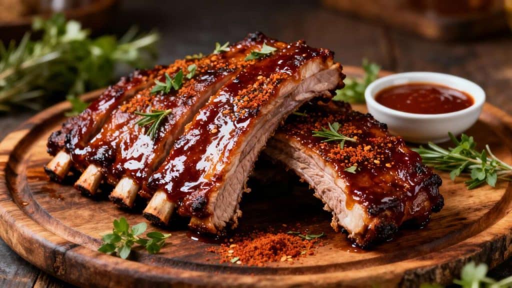 Ribs de porc au barbecue : recette savoureuse
