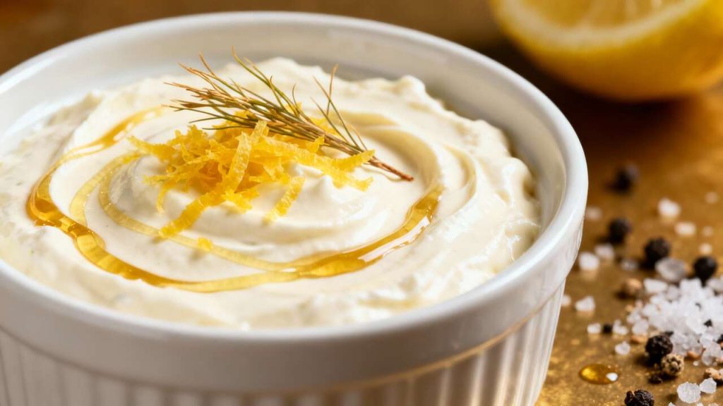 Crème Citron à la Ciboulette : recette Savoureuse pour Barbecue