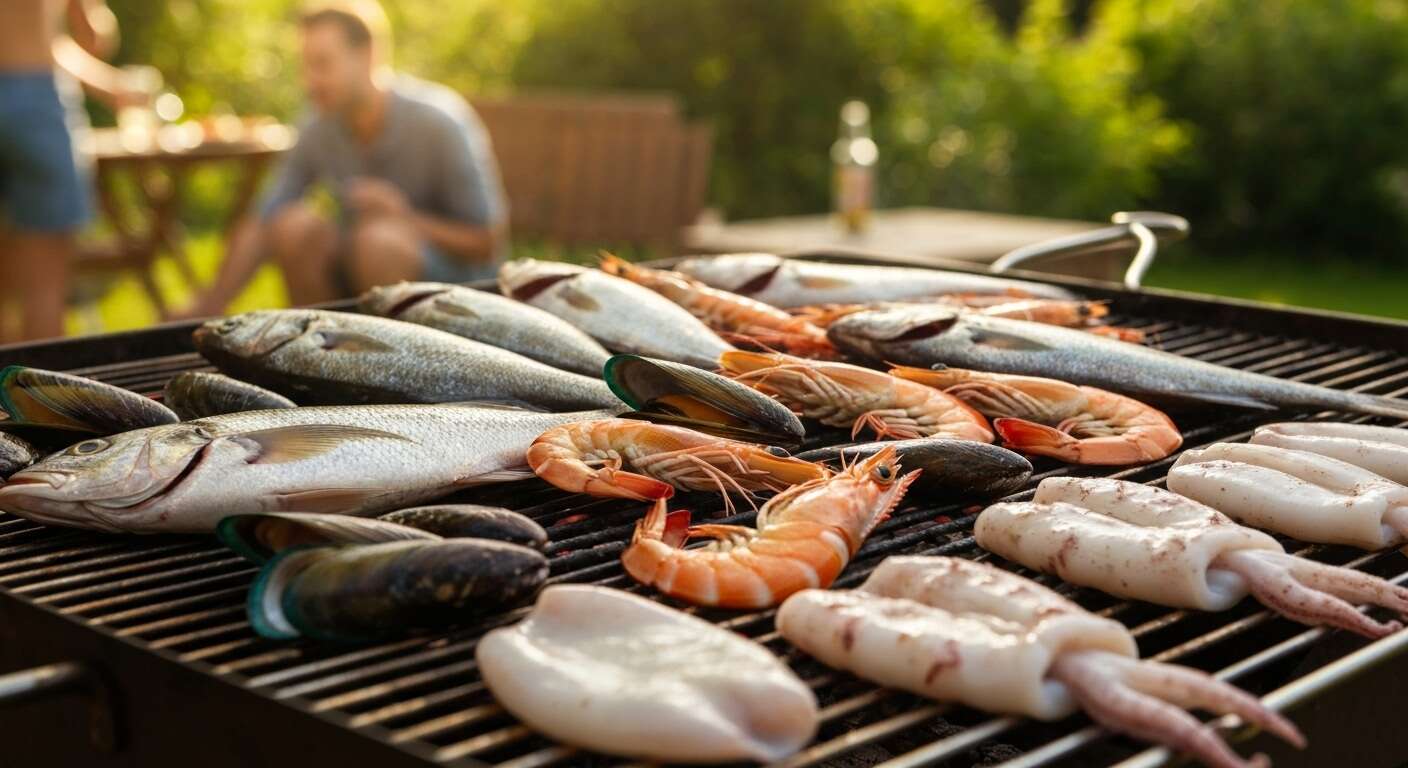 Poissons et fruits de mer &agrave; griller pour plus de fra&icirc;cheur