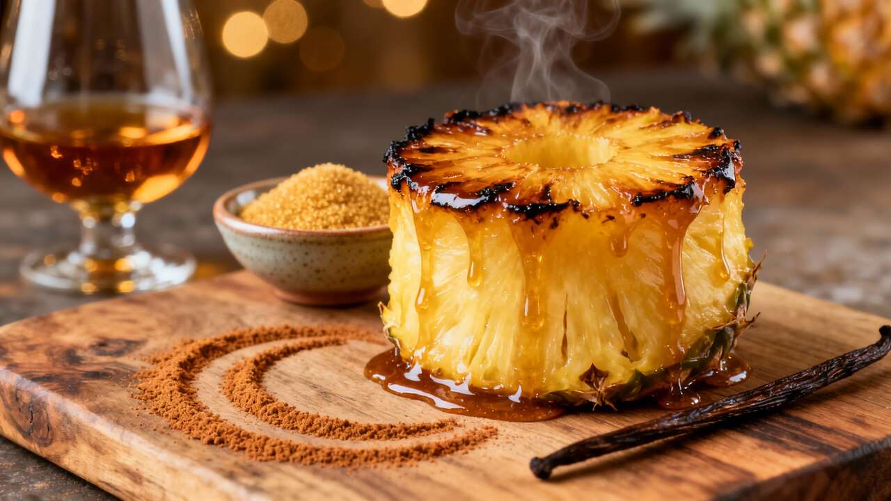 Ananas à la rôtissoire : recette savoureuse et exotique
