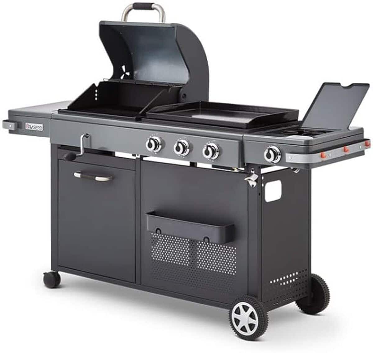 Test brasero Gun Metal XL : barbecue bi-energy puissant et polyvalent
