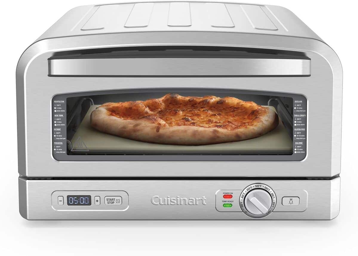 Test four à pizza Cuisinart : prêt en 5 minutes à 400°C