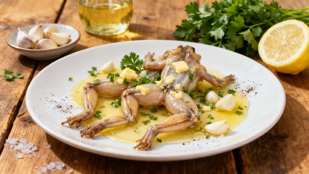 Cuisses de grenouilles et persillade à la plancha : recette savoureuse