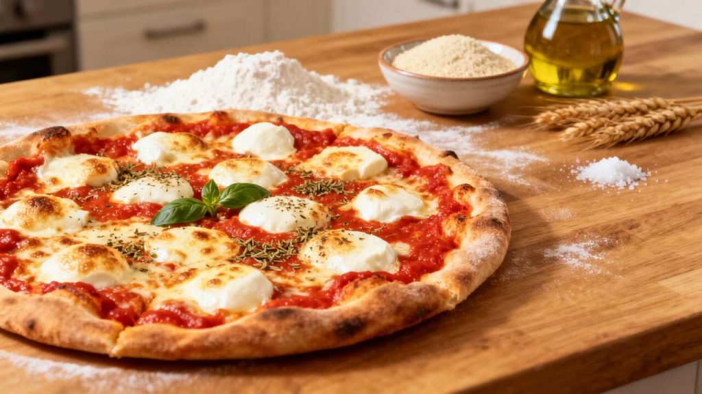 Recette pizza Margherita tomate mozzarella facile