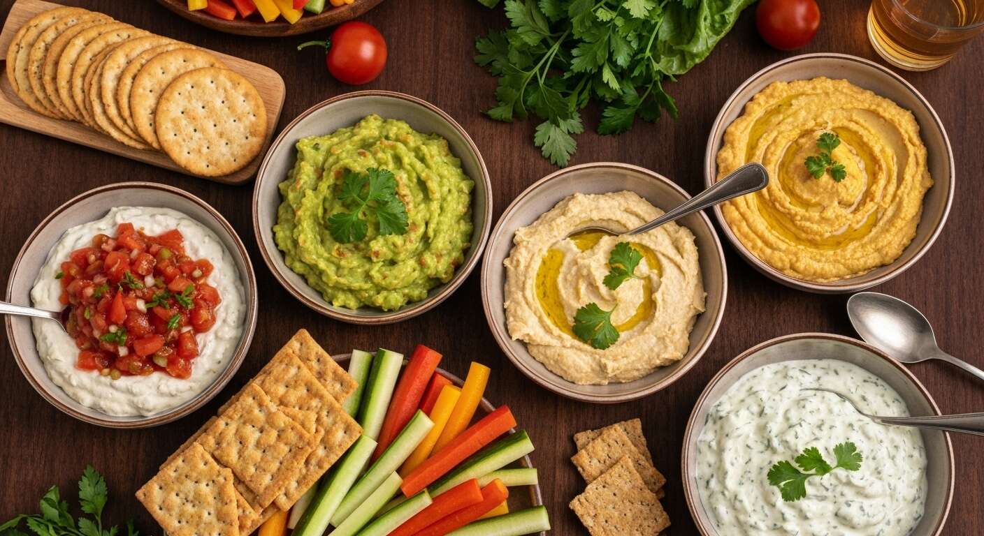 Les bases des dips &agrave; l'ap&eacute;ritif