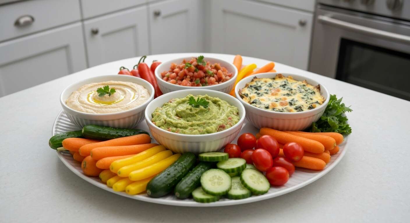 R&eacute;ussir la pr&eacute;sentation de vos dips pour un ap&eacute;ro convivial