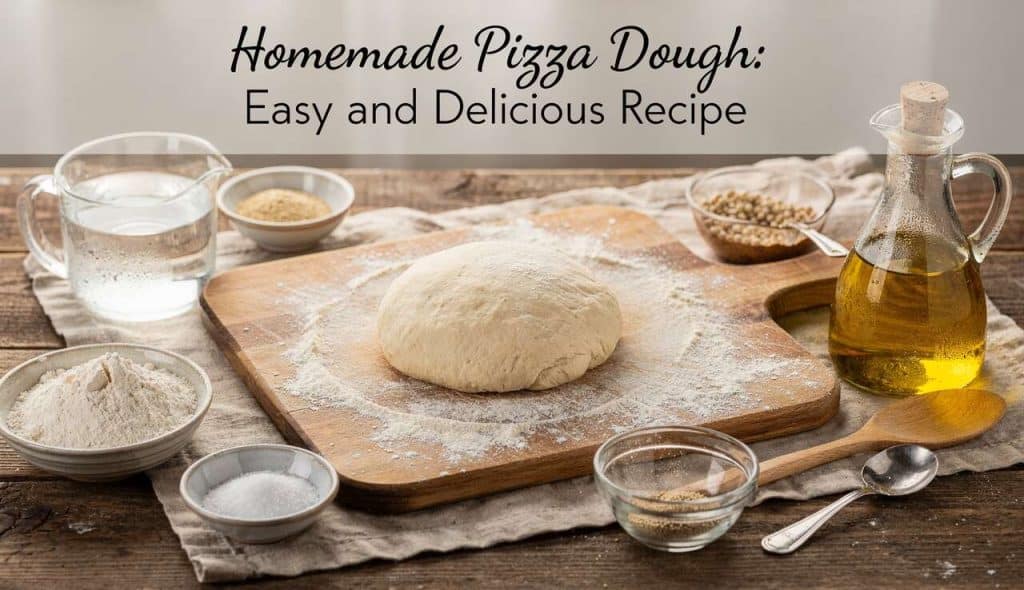 Pâte à Pizza Maison : recette Facile et Délicieuse