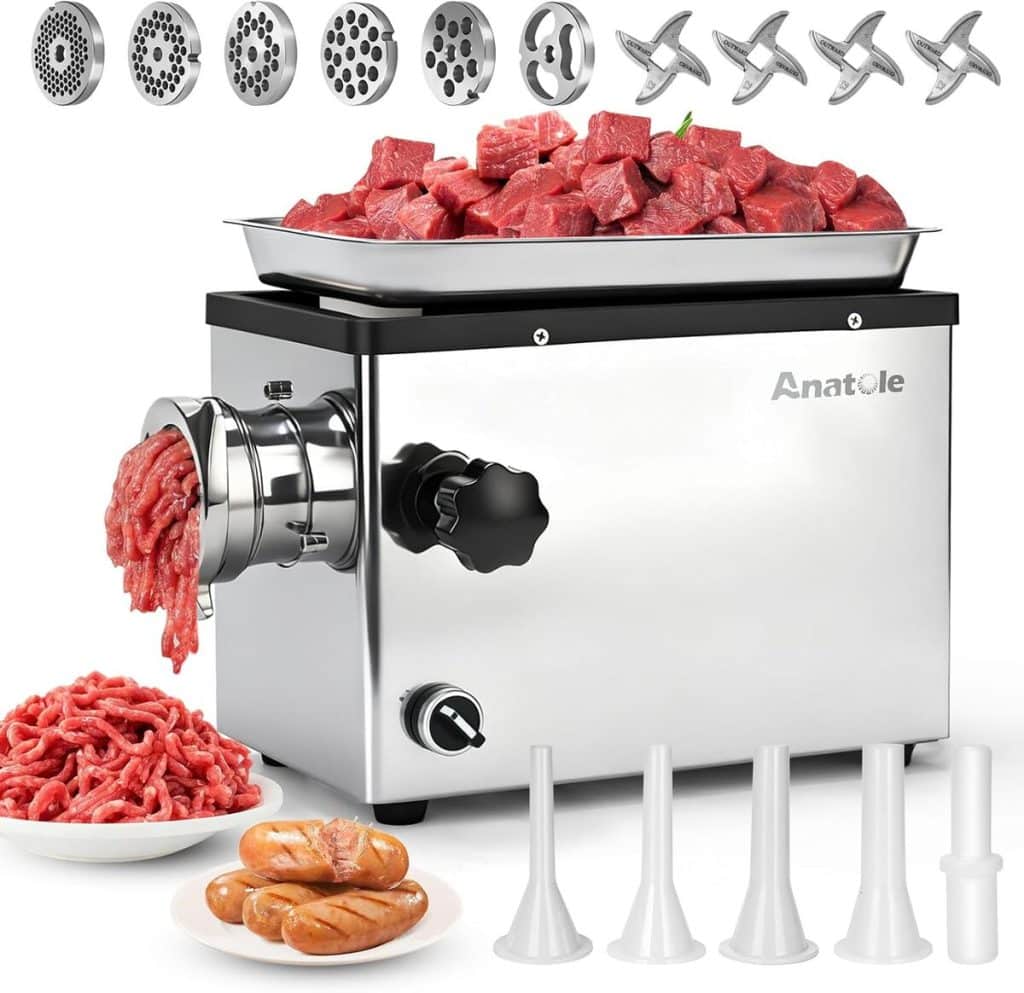 Test du hachoir Anatole 1300W acier inoxydable multifonctions