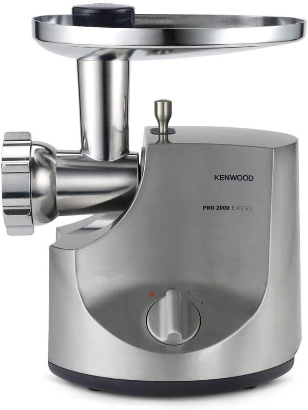 Kenwood Hachoir à Viande Electrique MG700, Semi- Pro, Puissance 2000 W, Inox Brossé