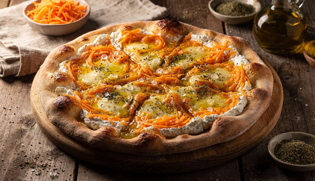 Recette : pizza aux carottes savoureuse et originale