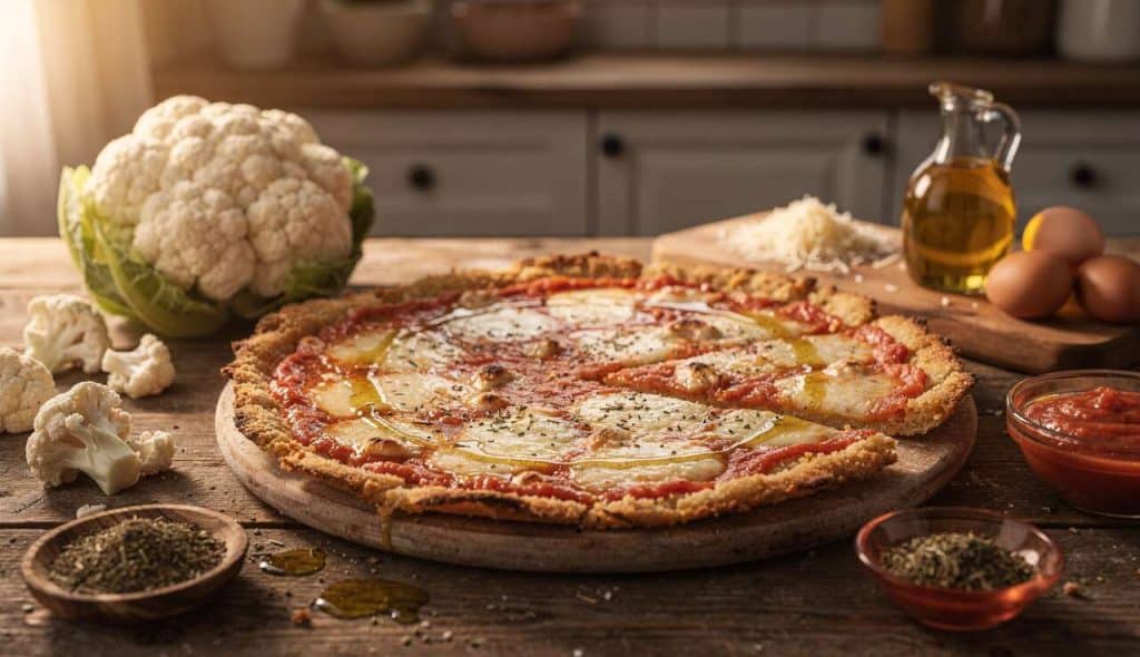Recette de pizza au chou-fleur : une alternative saine et savoureuse