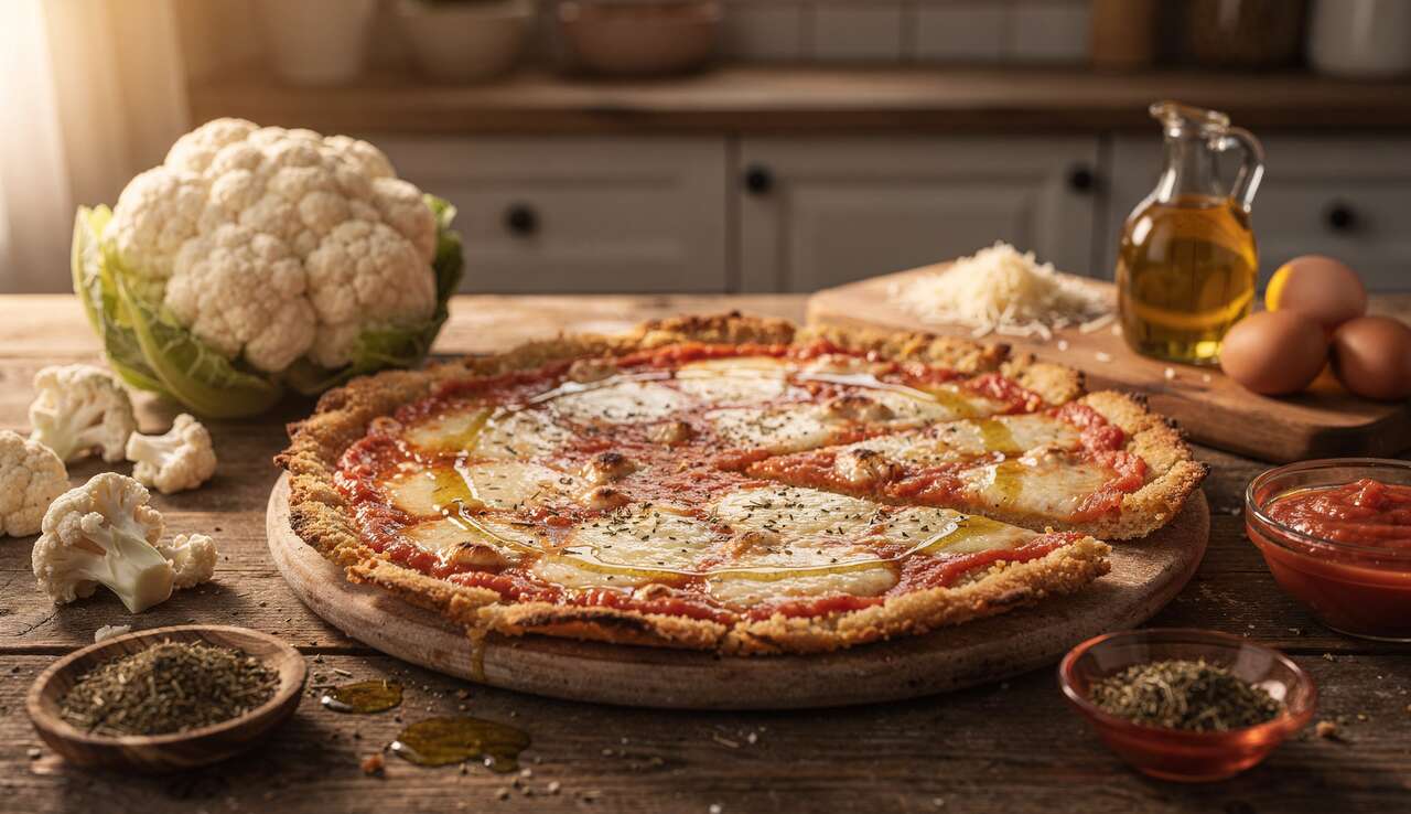 Recette de pizza au chou-fleur : une alternative saine et savoureuse