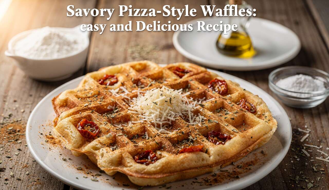 Gaufres Salées Façon Pizza : recette Facile et Délicieuse