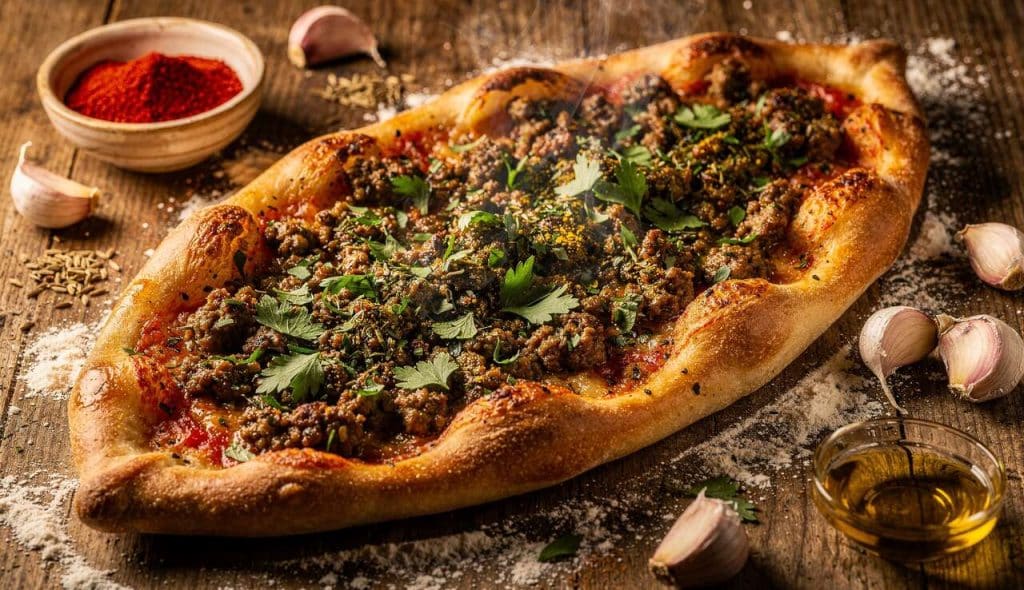 Pizza Pide à la Viande Hachée : recette Savoureuse et Facile