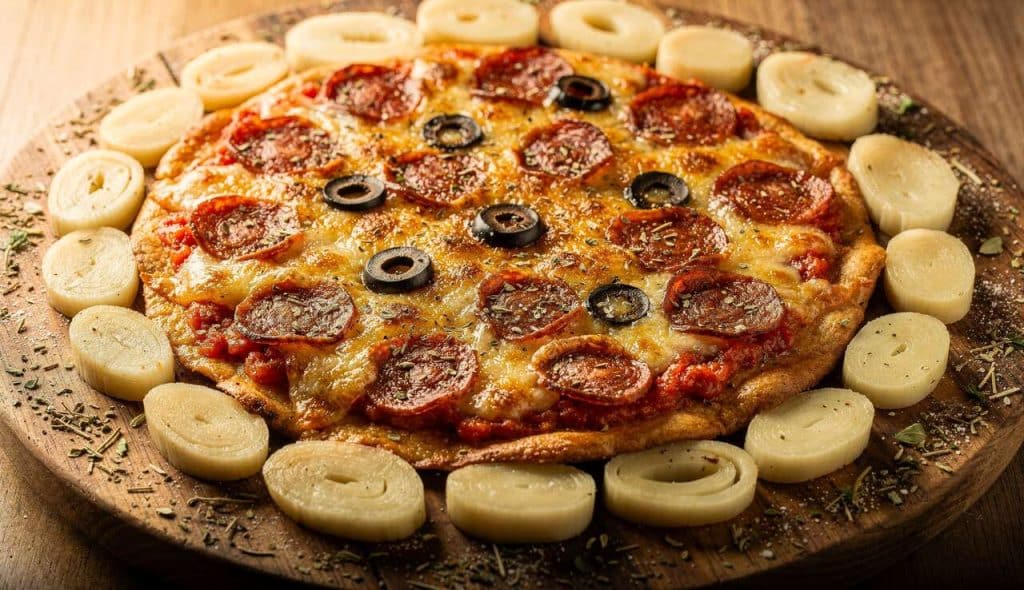 Pizza sans croûte au chorizo : recette facile et savoureuse