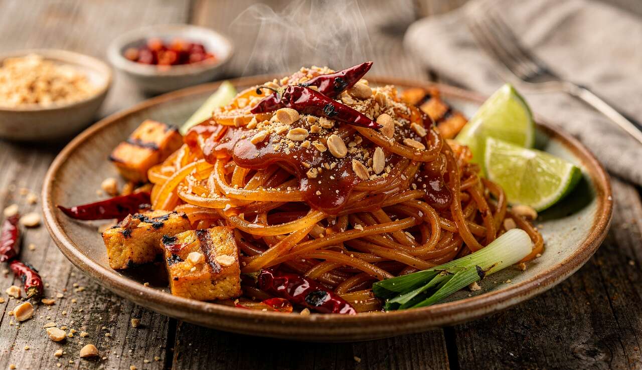 Pad thaï au barbecue : recette savoureuse et originale