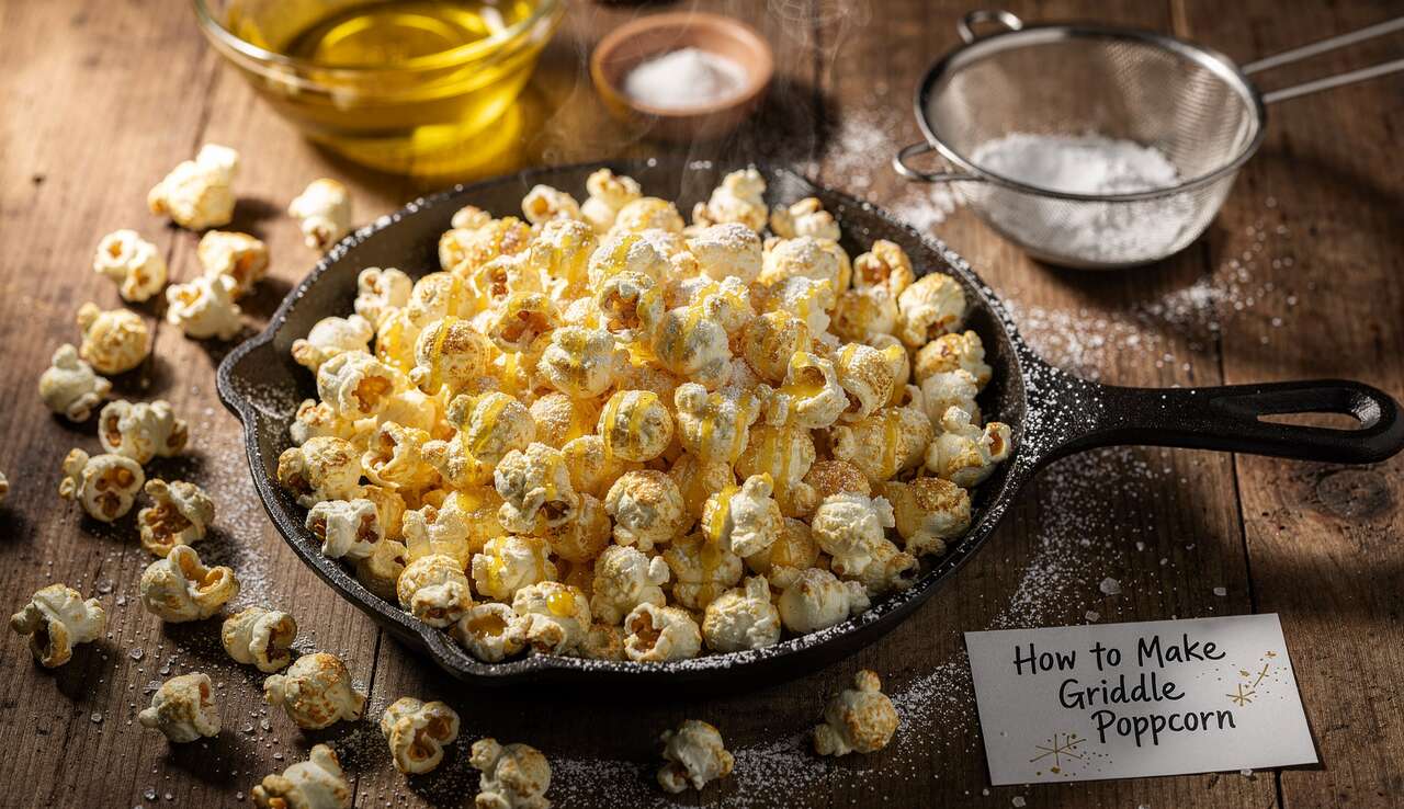 Comment faire du popcorn à la plancha ?