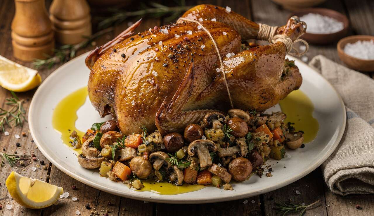 Pintade Farcie au Barbecue : recette Savoureuse et Originale