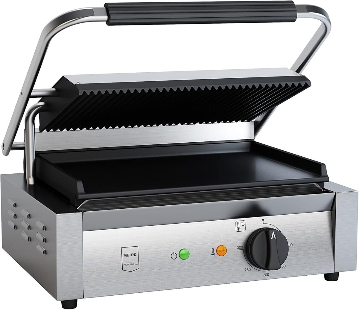 Test : plancha Panini METRO Professional GPG1202 en acier inoxydable