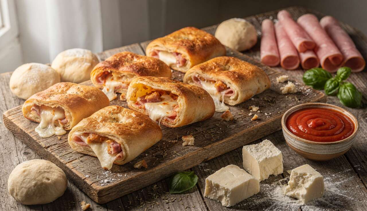 Pizza rolls jambon mozzarella : recette facile et rapide
