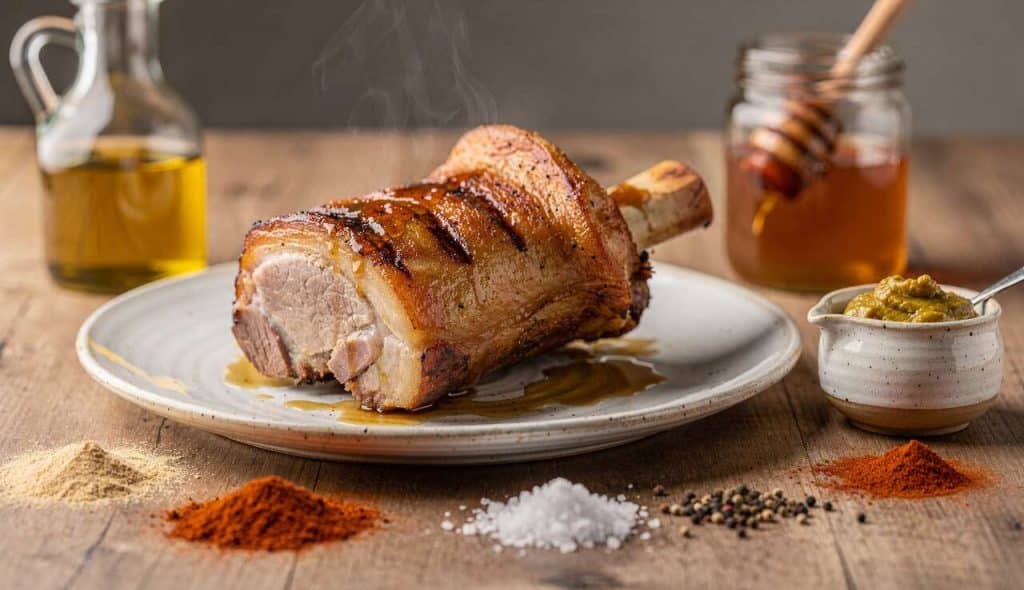 Jarret de porc savoureux au barbecue : recette facile et rapide