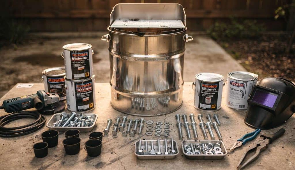 Comment fabriquer un brasero plancha à moins de 150€ ?