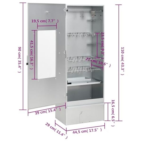 Découvrez notre test détaillé du fumoir 44, 5x29x110 cm pour barbecue. Efficacité, qualité et avis d'experts pour un choix éclairé.