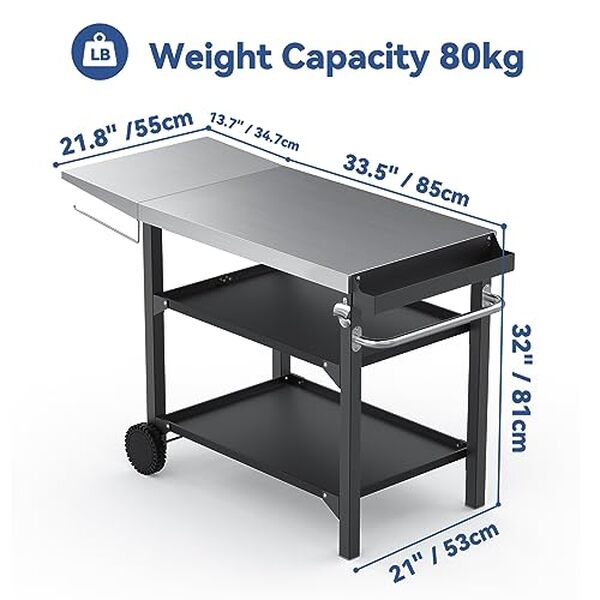 Découvrez notre analyse détaillée de la desserte extérieure Onlyfire à roulettes : une solution pratique et esthétique pour améliorer vos moments de barbecue et de plancha en plein air.
