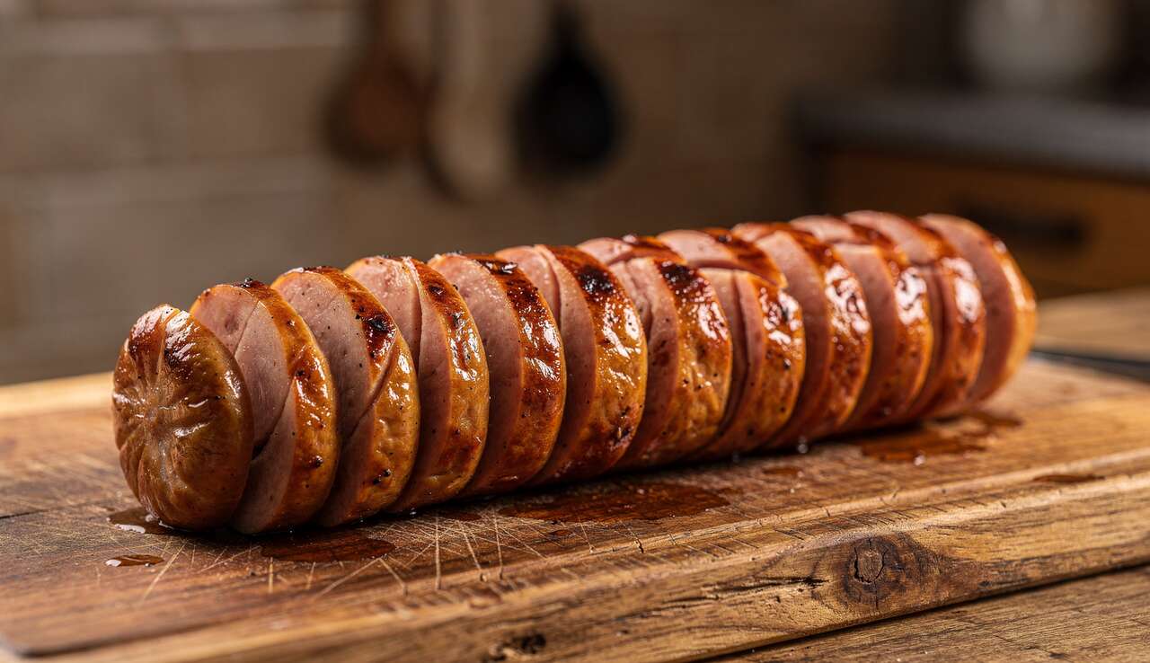 Impact visuel et esth&eacute;tique d'une saucisse en spirale