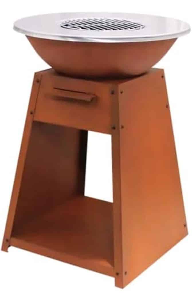 Test BBQ Design Livona : brasero plancha 2-en-1 en acier corten