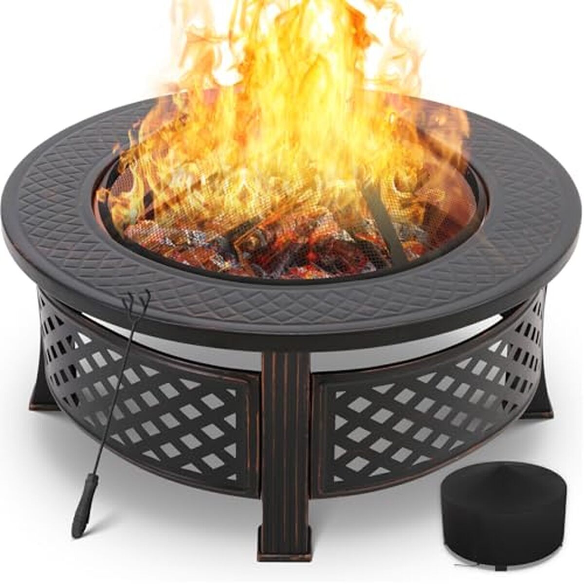 Test : braséro barbecue 3 en 1 avec housse et accessoires