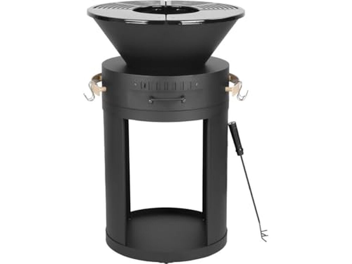 Test du barbecue plancha Cesar : grillades au charbon et bois