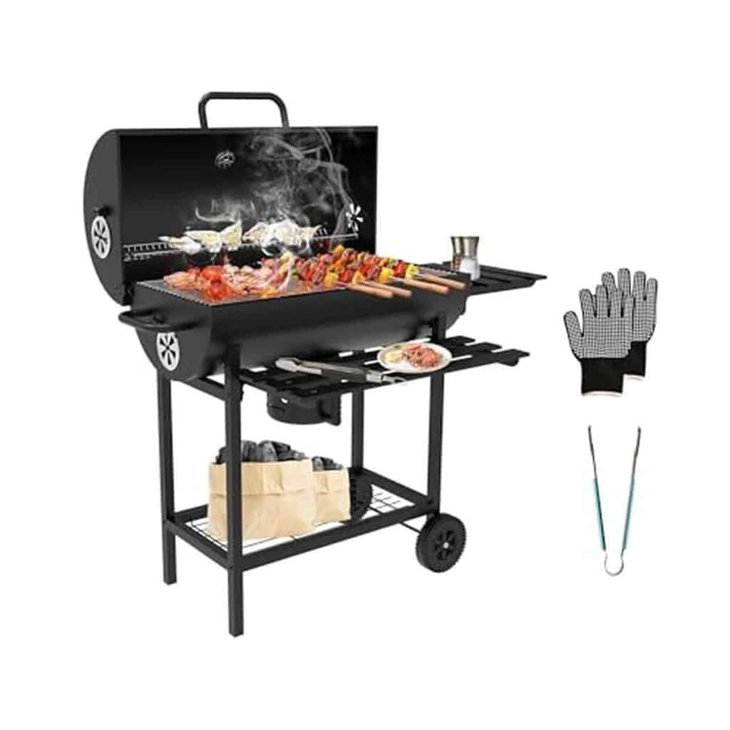 Test du barbecue portable Dewinner XXL avec grille réglable