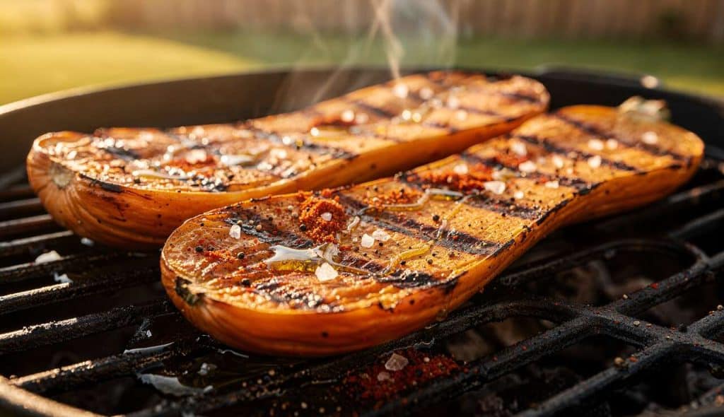 Courge Butternut Grillée au Barbecue : recette Savoureuse