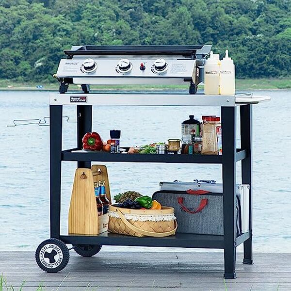 Découvrez notre analyse du chariot à plancha Royal Gourmet à 3 étages : support robuste, commodité d'utilisation et conseils d'achat avisés pour les amateurs de barbecue.