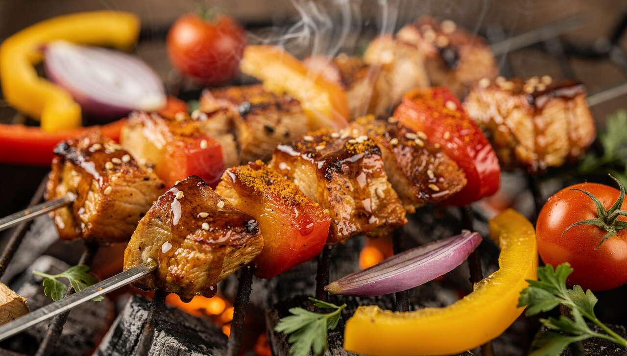 Recette de Kebabs de Poulet au Barbecue