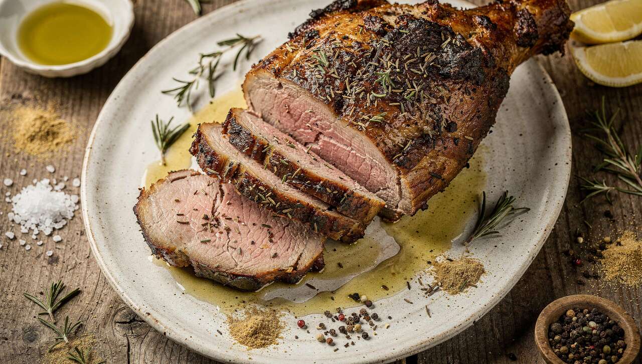 Gigot d'agneau provençal au barbecue : recette savoureuse