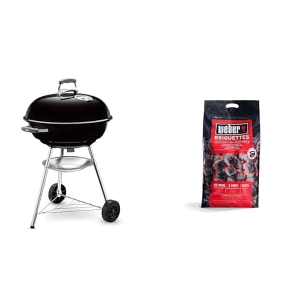 Test : barbecue Weber Compact Kettle 57 cm et briquettes 8 kg