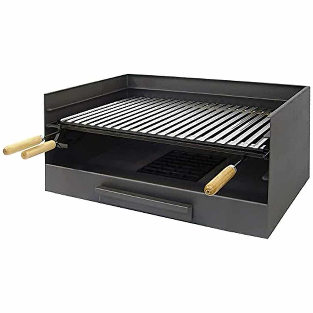 Test du bac avec plaque inox Imex El Zorro 71514 pour barbecue