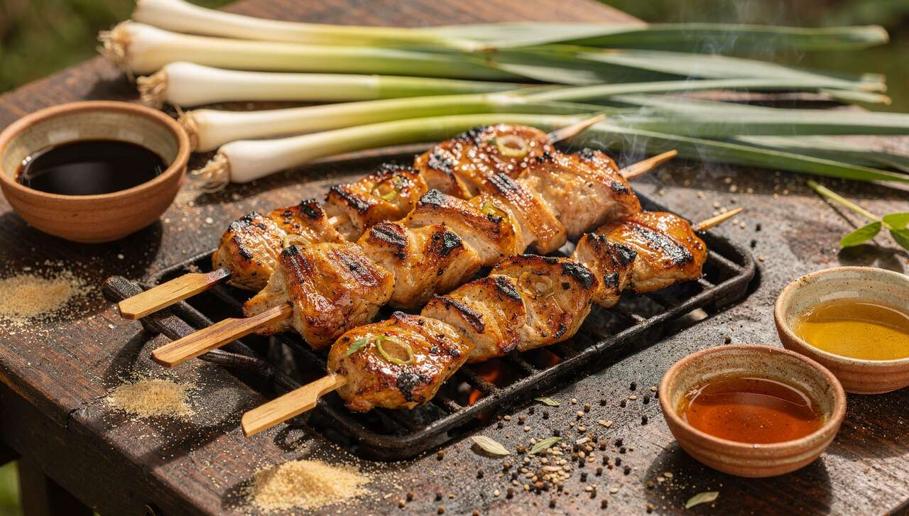 Brochettes de dinde à la citronnelle : recette savoureuse au barbecue