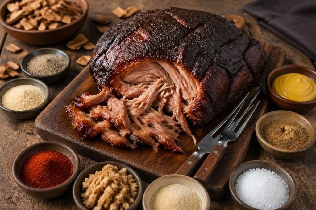 Épaule de porc fumée au BBQ : recette savoureuse à découvrir