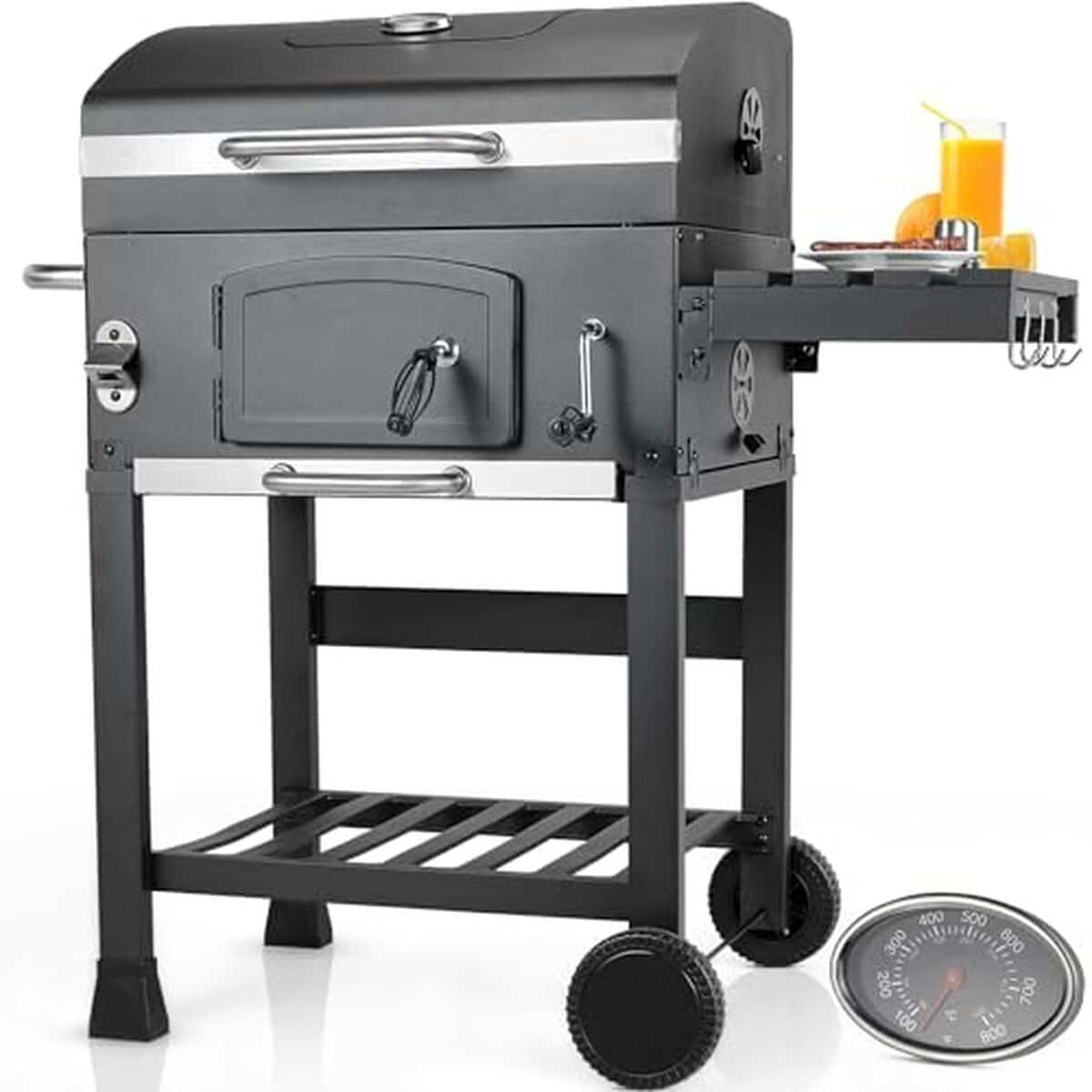 Test : barbecue LIFERUN XL, performance au charbon de bois