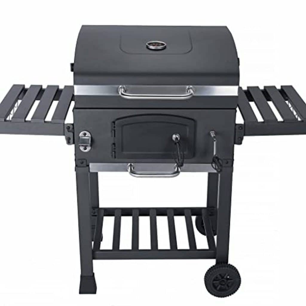 Test du barbecue Bernard noir par Alice's Garden : le fumoir à charbon complet