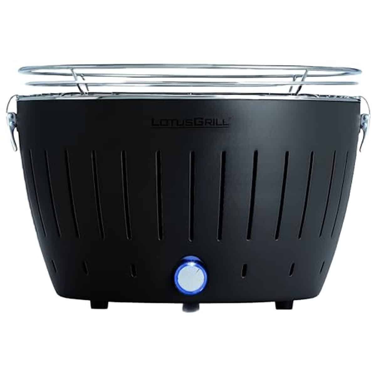 Test du barbecue nomade Lotus Grill Classic : efficacité et design gris/anthracite